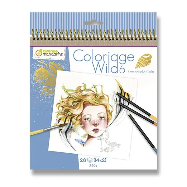 Avenue Mandarine Coloriage Wild - omalovánky - typ 6