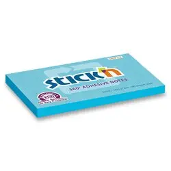 Hopax Stick'n Notes 360° - samolepicí bloček - 76 × 127 mm, 100 l., modrý