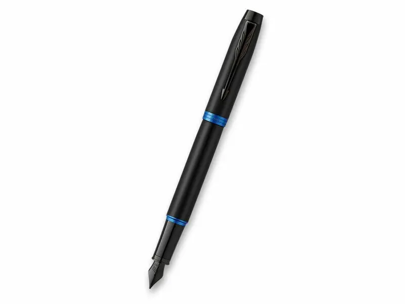 Parker IM Vibrant Rings Marine Blue - plnicí pero hrot F - outlet