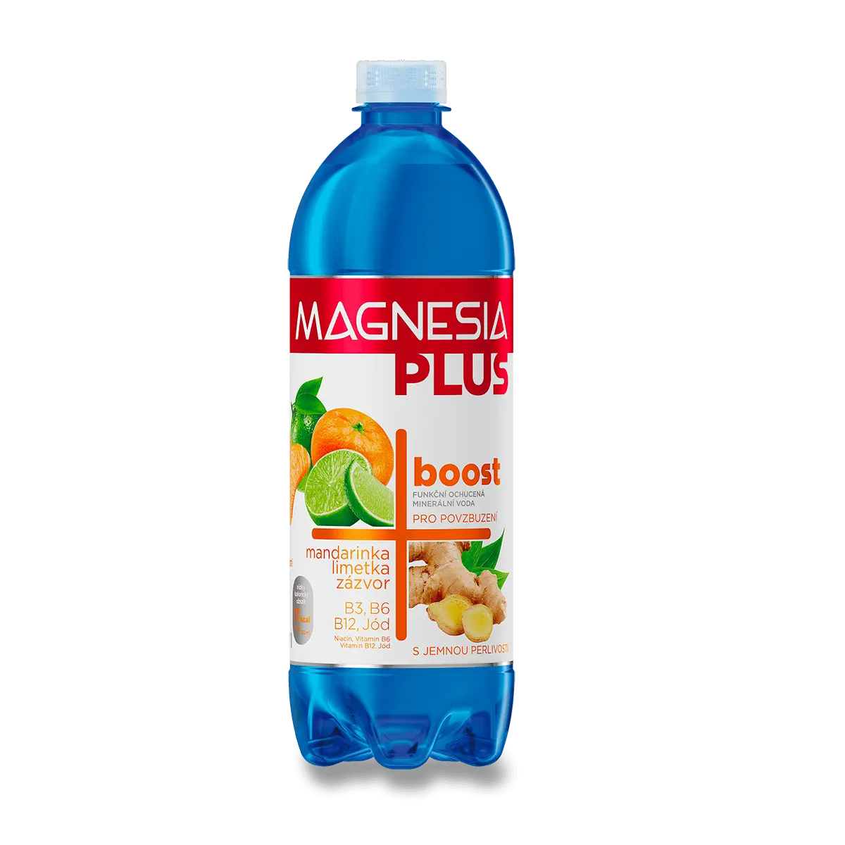 Magnesia Plus Boost mand.lim.zázv.jemn.perliv.0.7l