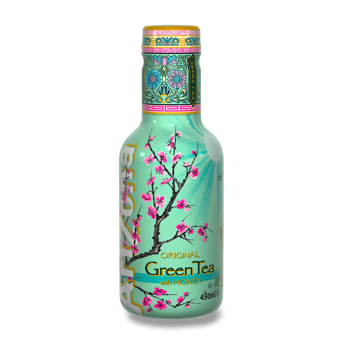 Arizona - ledový zelený čaj - med, 450 ml