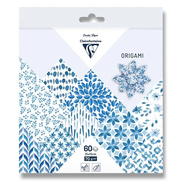 Clairefontaine Origami Shibory - sada papírů - 60 listů