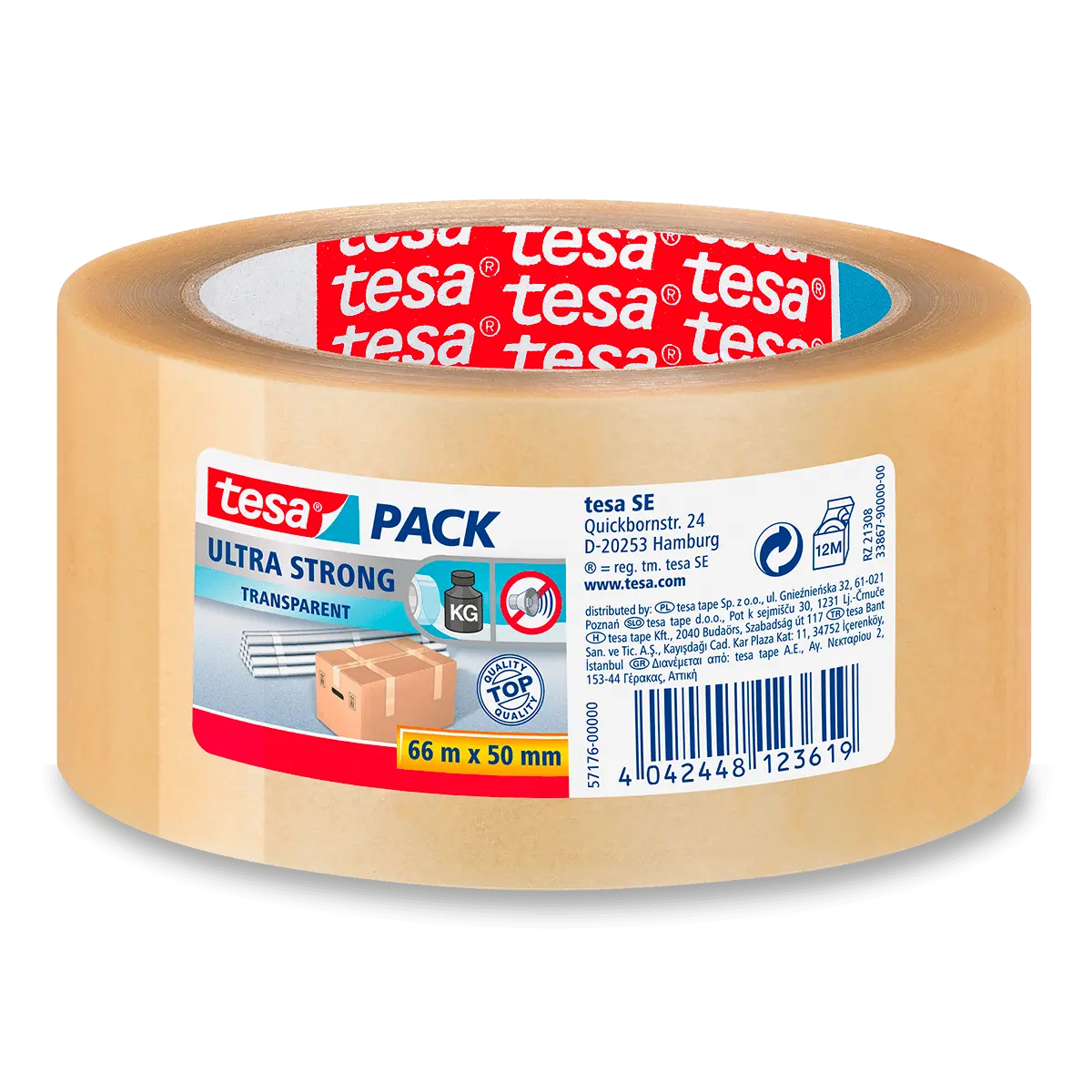 Tesa Ultra Strong - lepicí páska - 50 mm x 66 m,