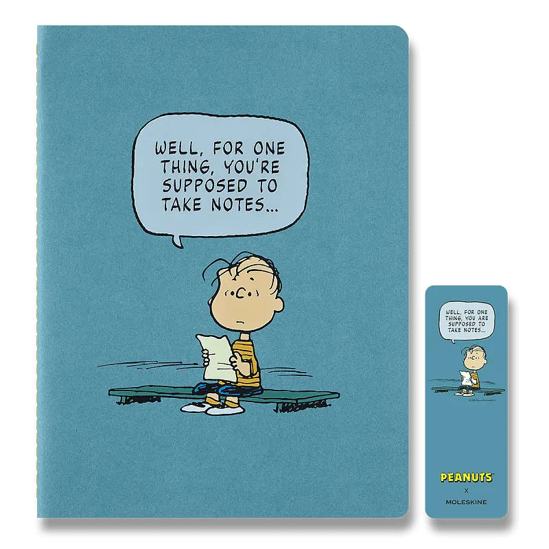 Moleskine  -  zošit Peanuts (modrý)