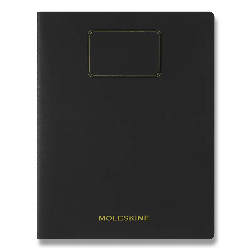 Sešit Moleskine Student Cahier XXL, čistý, 1 ks, černý