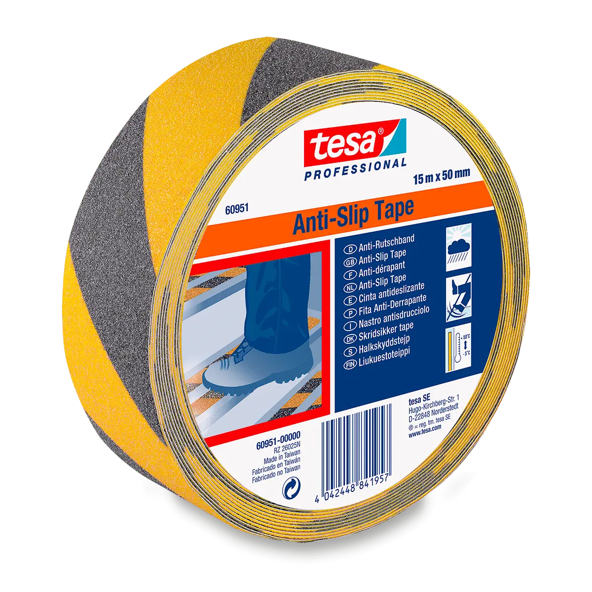 Tesa Profes - protiskluzová páska - 50 mm x 15 m