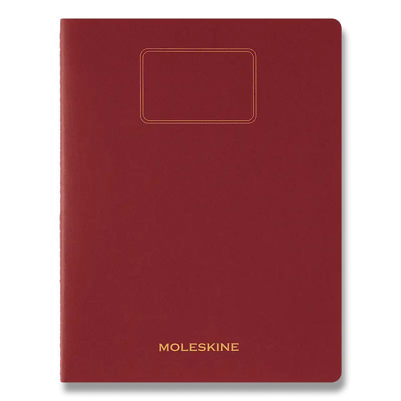 Sešit Moleskine Student Cahier XXL, linkovaný, 1 ks, červený