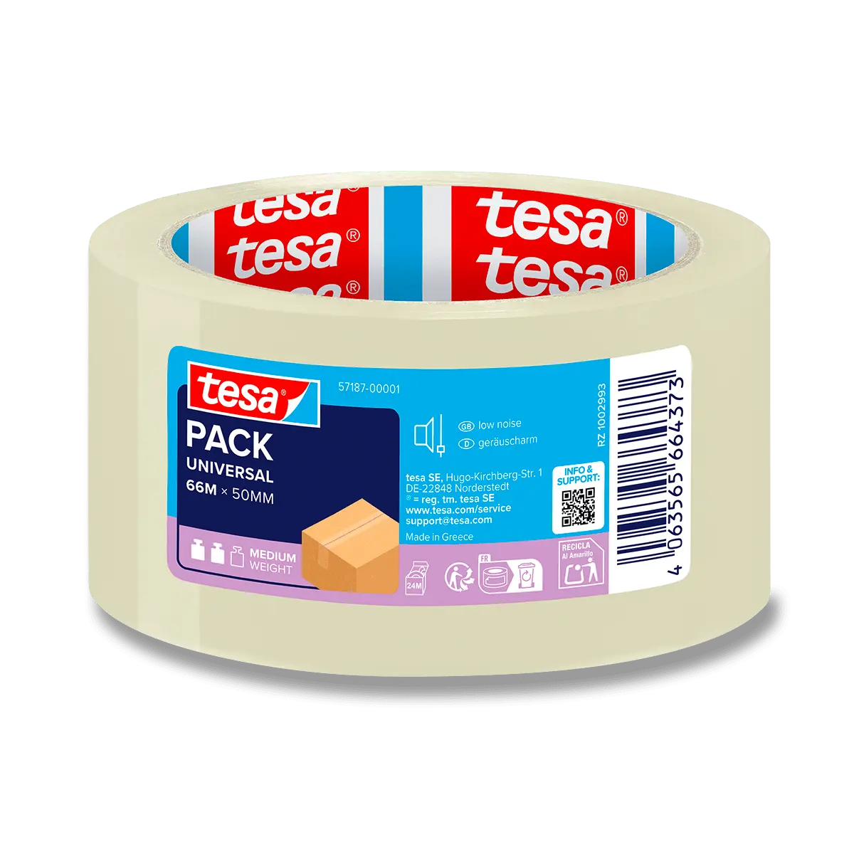 Tesa Universal - balicí páska s tichým odvíjením -