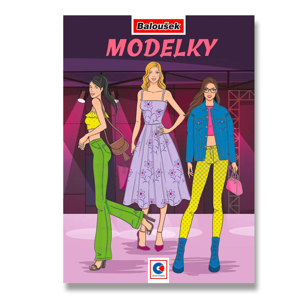 Baloušek Modelky - omalovánky - A5