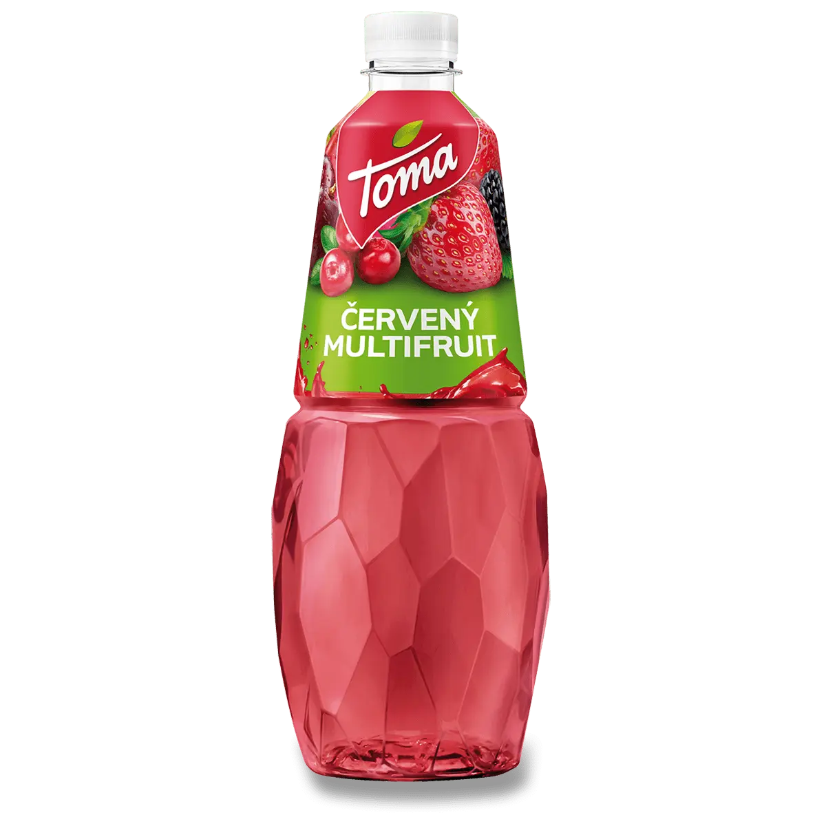 Toma - ovocný džus - Červený Multifruit, 1 l