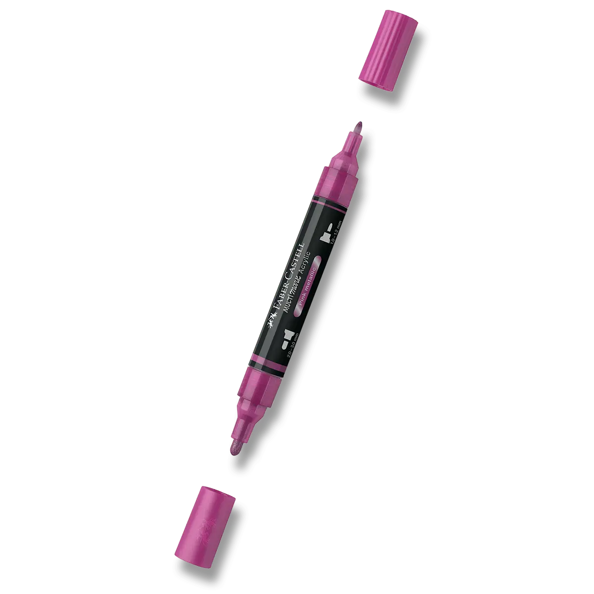 Faber-Castell Multimark Metallic - akrylový popisovač - 290, pink metallic