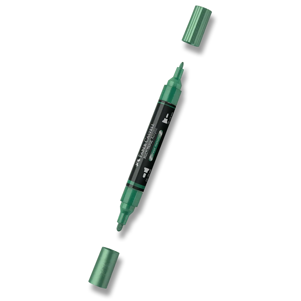 Faber-Castell Multimark Metallic - akrylový popisovač - 295, green metallic