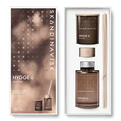 Skandinavisk HYGGE - dárkový set difuzér a vonná svíčka