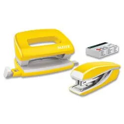 Leitz Wow Set - kancelářská souprava - na 10 listů, žlutá