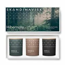 Skandinavisk HIBERNATE - dárkový set vonných svíček - 3 x 65 g