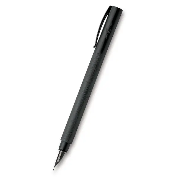 Faber-Castell Ambition All Black - plnicí pero hrot M