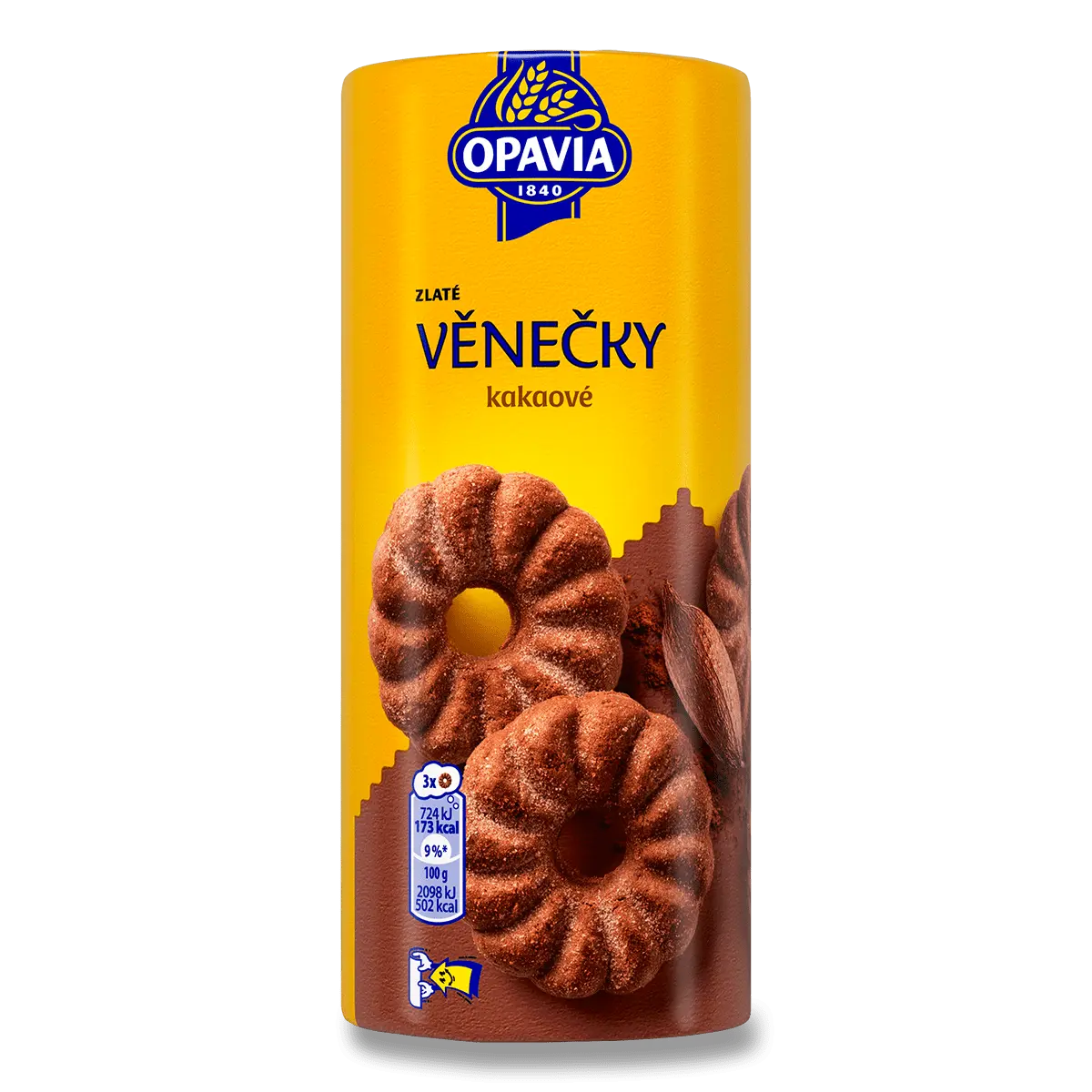 Zlaté Věnečky Kakaové 150g Opavia