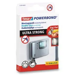 Tesa Powerbond Ultra Strong - lepicí páska - 6 x 2 cm, 9 proužků