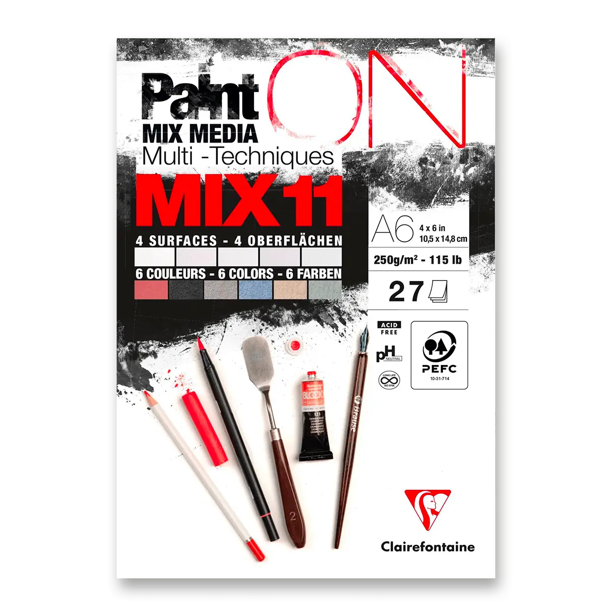 Clairefontaine Paint'ON Mix11 - blok -