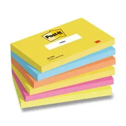 Bloček Post-it barevný 127x76 mm, energie