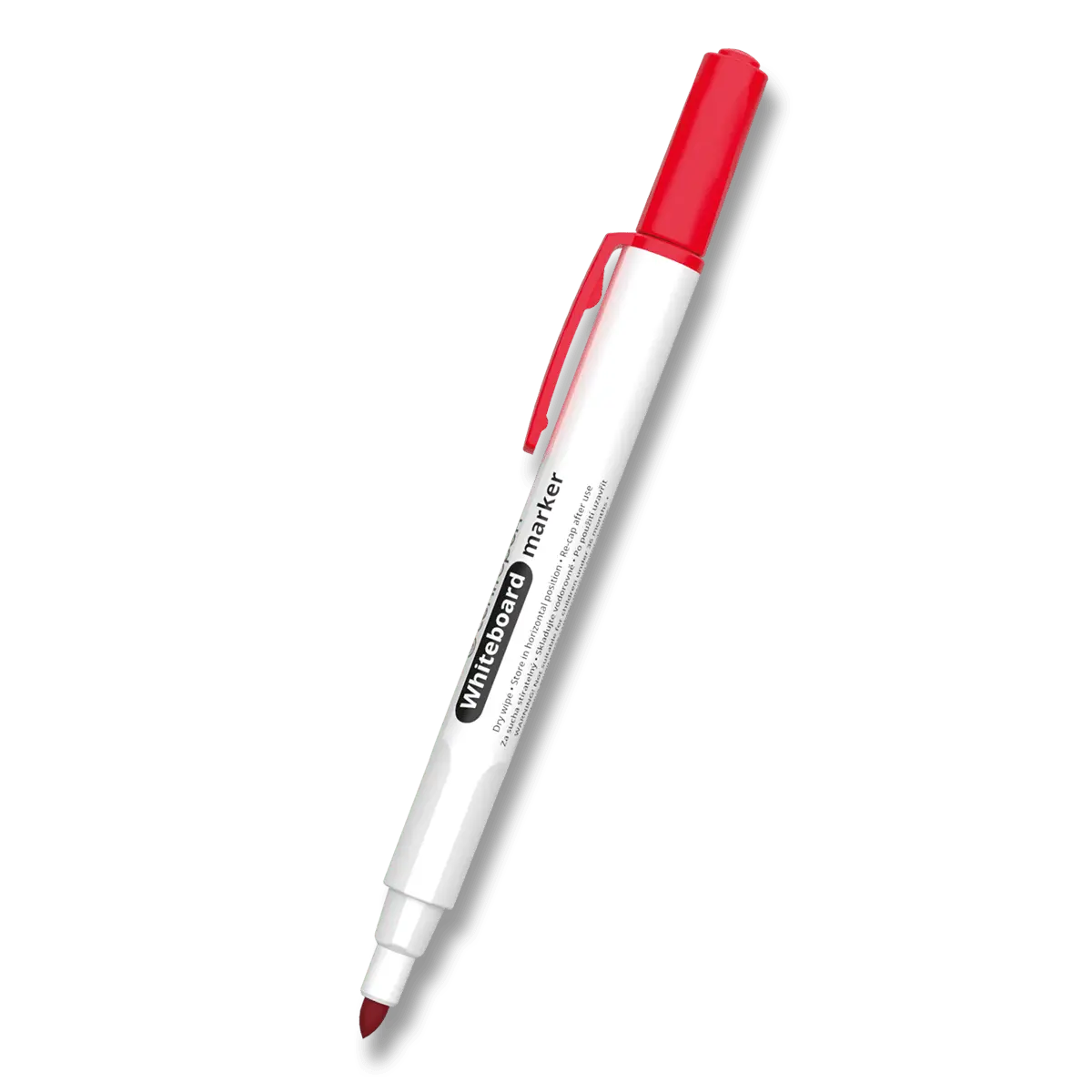 Značkovač Centropen 2709 na bílé tabule červený válcový hrot 1,8 mm