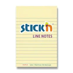 Hopax Stick'n Notes - samolepicí bloček - 150 x 101 mm, 100 l.,