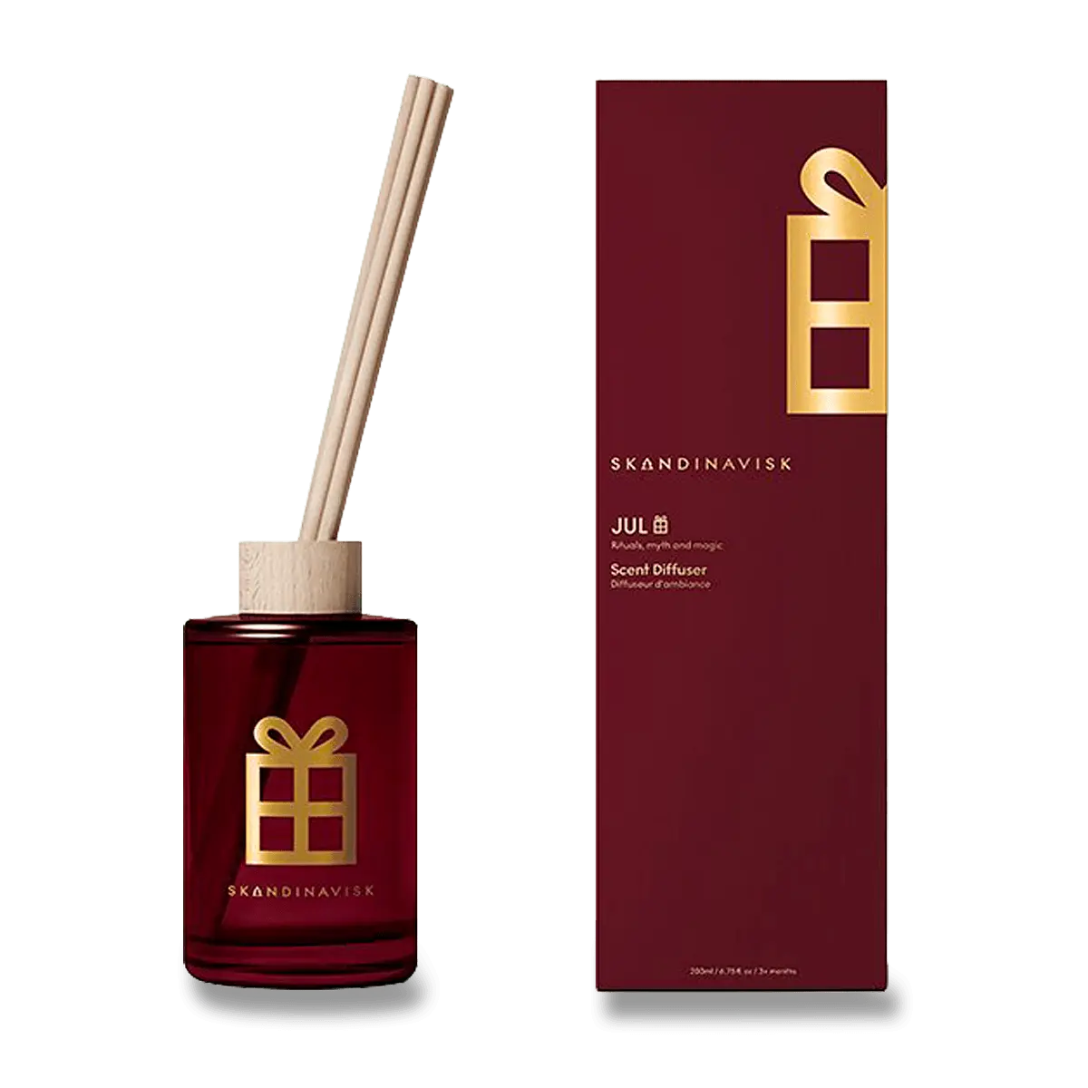 Skandinavisk JUL - vonný difuzér - GOLD edice, 200 ml