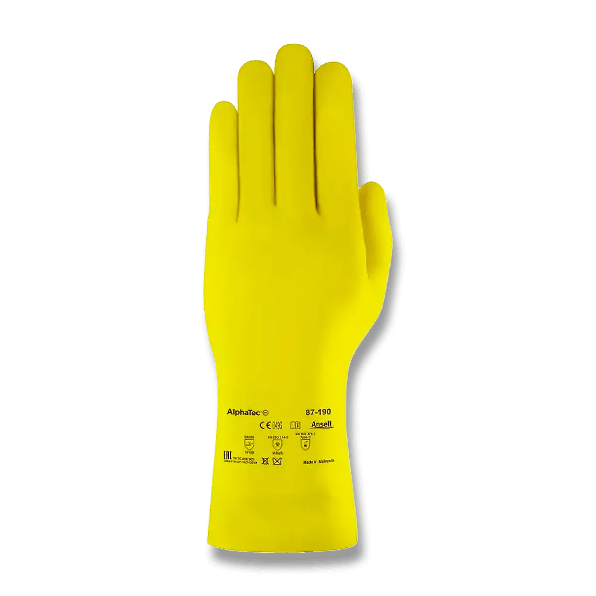 Ansell Econohands Plus 87-190 - pracovní rukavice - žluté, velikost 9