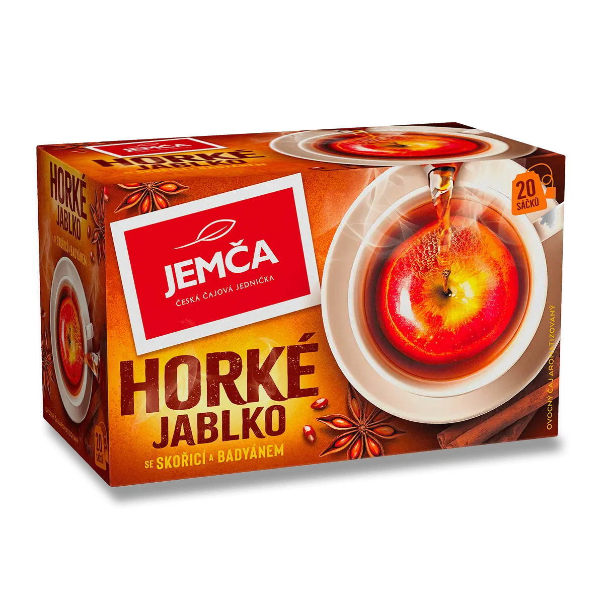 Jemča - ovocný čaj - horké jablko se skořicí a badyánem