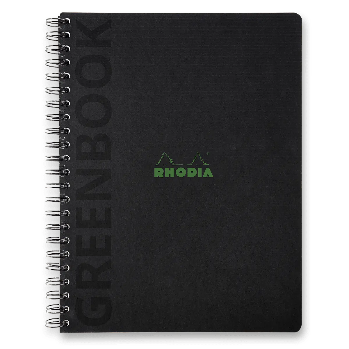 Rhodia Greenbook - kroužkový blok v pevných deskách - A4+, 80 l., linkovaný
