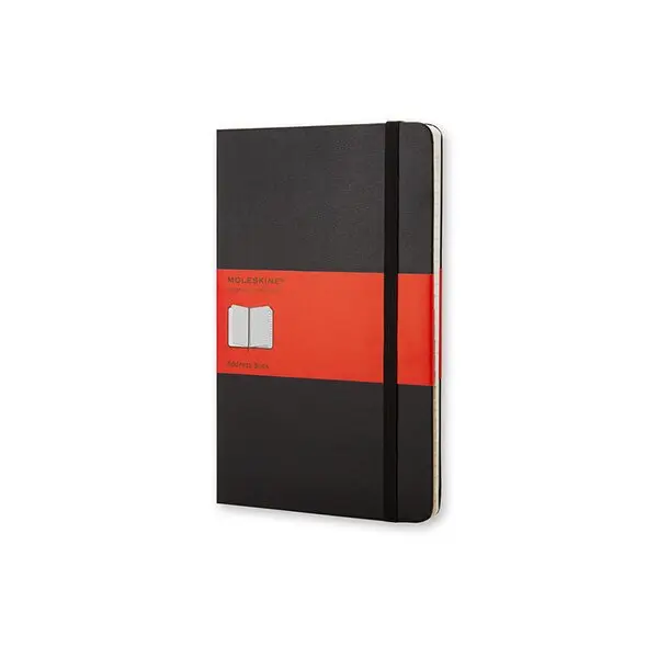 Adresář Moleskine  - tvrdé desky L, černý