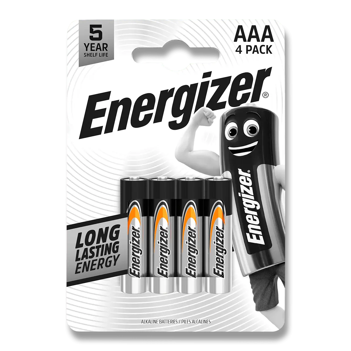 Energizer Everyday - alkalická baterie - AAA, 4 ks