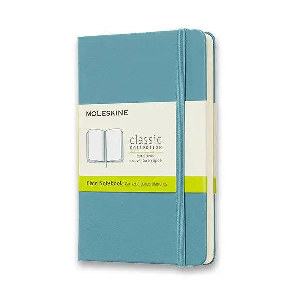 Moleskine - modrozelený zápisník