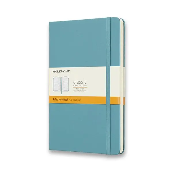 Moleskine - modrozelený zápisník