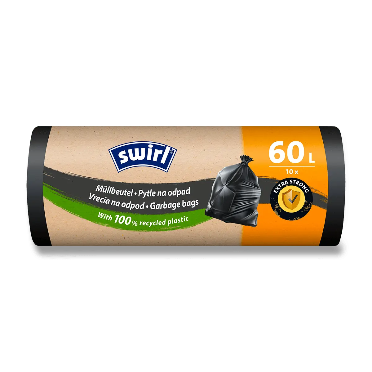 Swirl - pytle na odpadky - 60 l, 10 ks, 34 mikronů