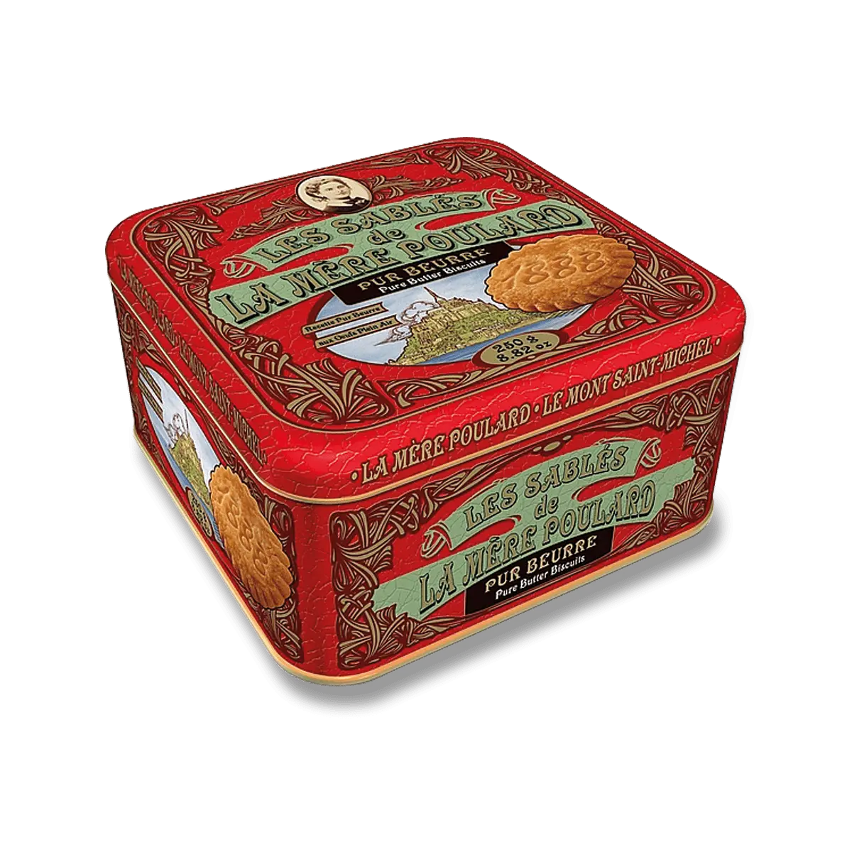 La Mére Poulard - máslové sušenky - vanilkové, 250g