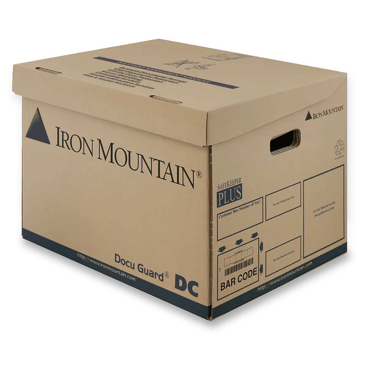 Iron Mountain DG/DC - archivační krabice na tabelační papír, 430 x 312 x 333 mm, hnědá