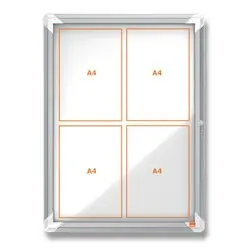 Nobo - vnitřní vitrína - 4 x A4, 493 x 667 x 43 mm
