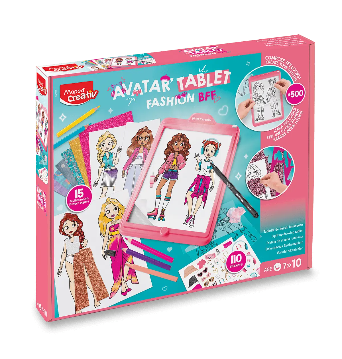 Maped Creativ Avatar - kreativní sada - Tablet Fashion