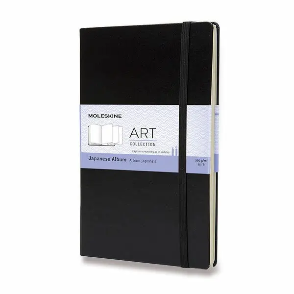 Moleskine - stredný japonský album (čierny)