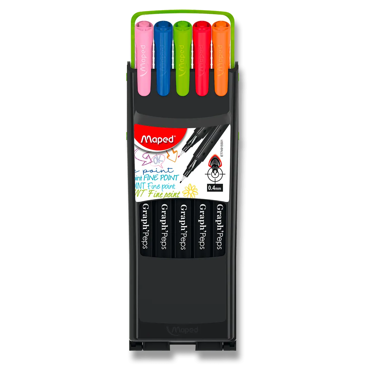 Linery Maped Graph'Peps Compact - souprava, 10 ks