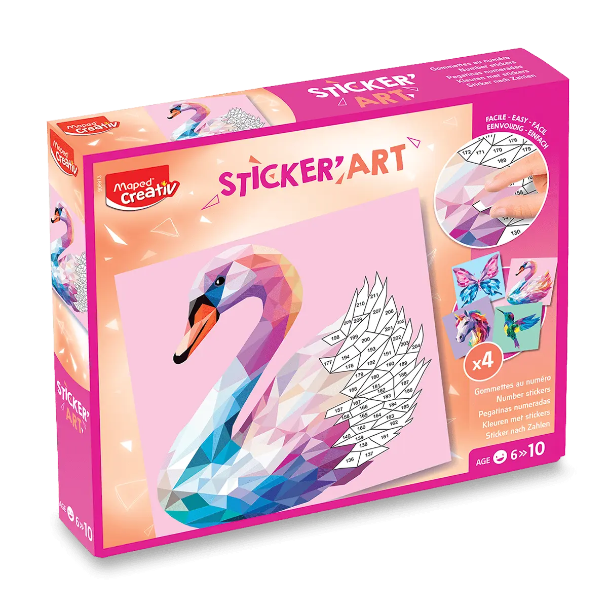 Sada Maped Creativ Sticker´Art samolepky - Elegantní tvorové