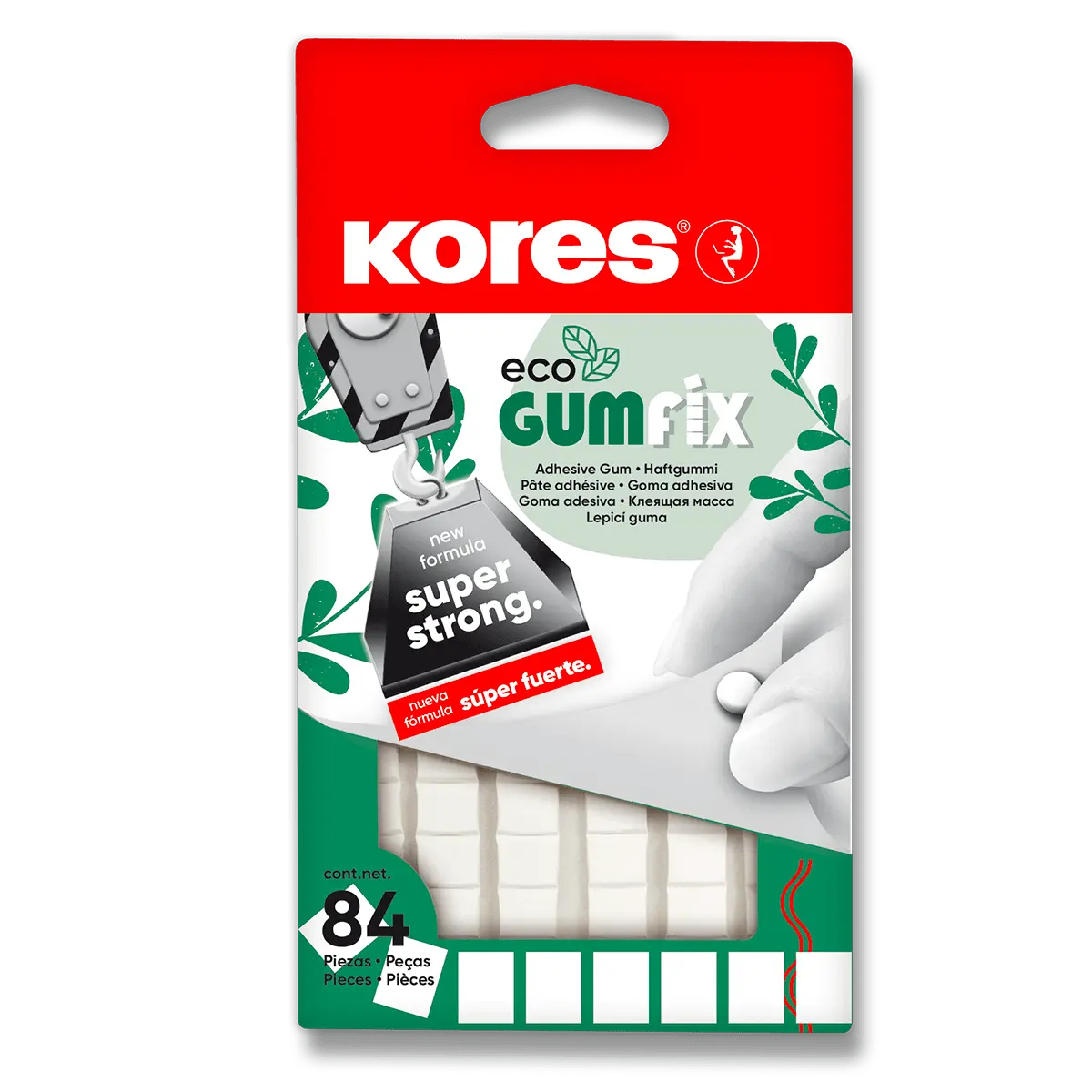 Kores ECO GumFix - lepicí guma - 84 ks