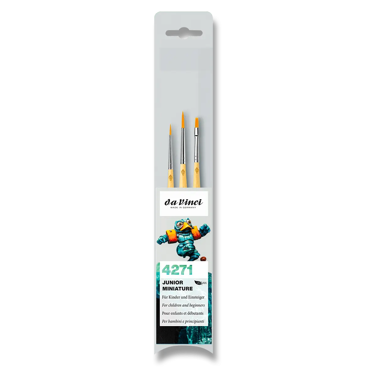 da Vinci Junior Synthetics - sada štětců - 3 ks, souprava