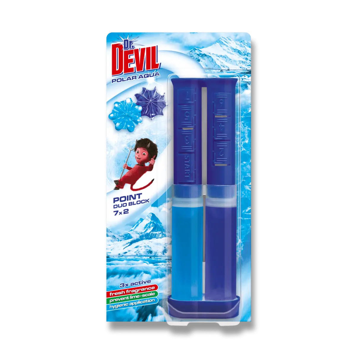 Dr. Devil DUO - WC blok - Polar aqua