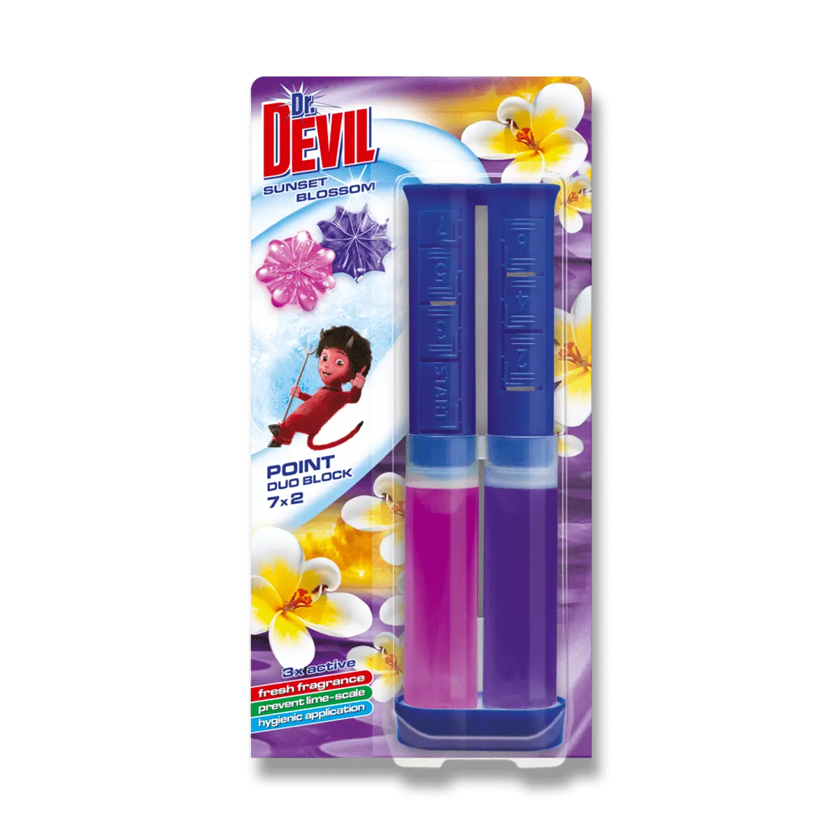 Dr. Devil DUO - WC blok - Sunset blossom