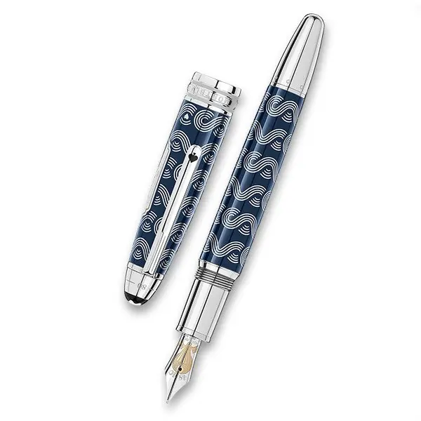 Montblanc Meisterstück 146 Solitaire Around the World in 80 Days plnicí pero, hrot F