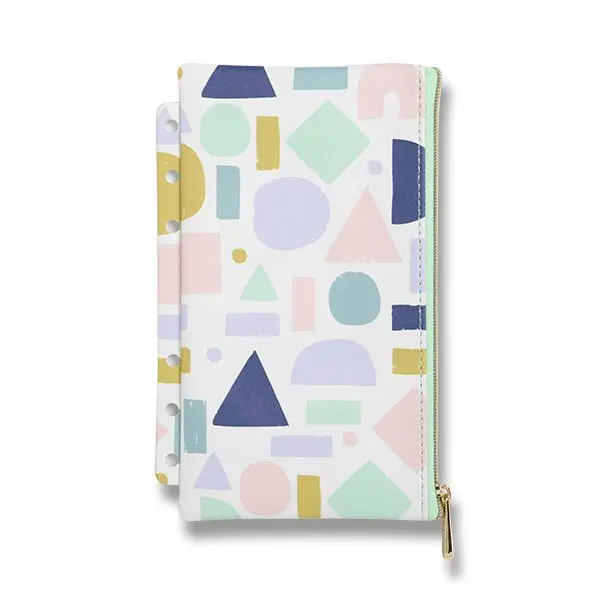 Penál na zip Multi Good Vibes náplň osobních/A5 diářů Filofax