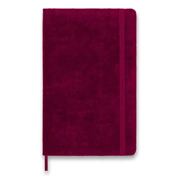 Moleskine – zápisník Velvet (červený)