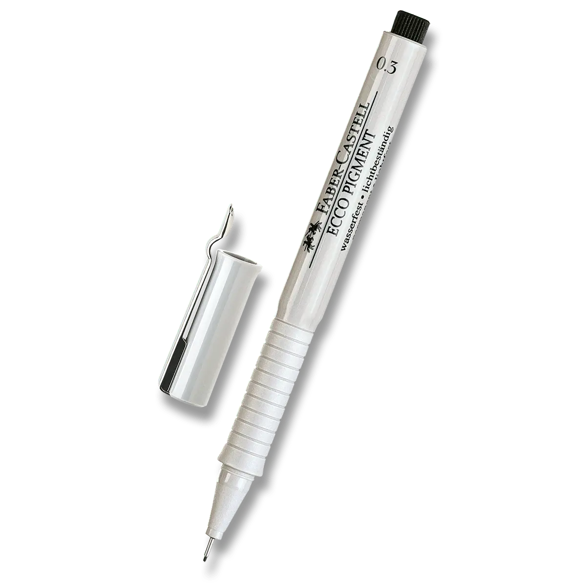 Faber-Castell Ecco Pigment - popisovač - černý - 0,3 mm